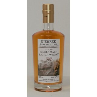 Kierzek Rare Selection Littlemill Single Malt Whisky 1989