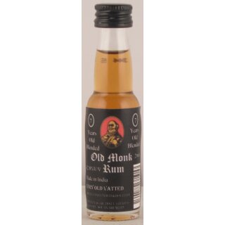 Old Monk Rum 7 Jahre Mini