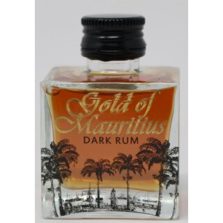 Gold of Mauritius Dark Rum 5cl