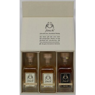 Finch Schwäbischer Hochland Whisky Miniaturset 3x 0,04l