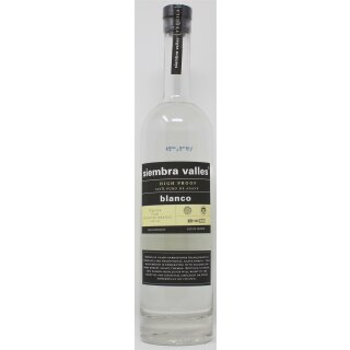 Tequila Siembra Valles Blanco High Proof
