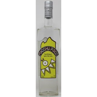 Macchu Pisco The Spirit of the Andes