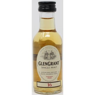 Glen Grant 16 Jahre Mini 5cl