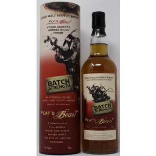 Peats Beast Single Malt Batch Strength PX Fass Finish