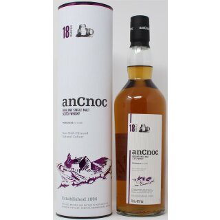 An Cnoc Single Malt Scotch Whisky 18 Jahre