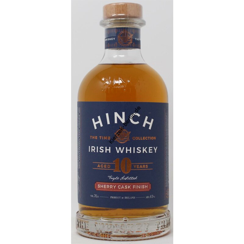 Hinch Irish Whiskey 10 Jahre Sherry Cask Finish, 50,00