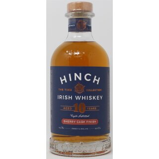 Hinch Irish Whiskey 10 Jahre Sherry Cask Finish