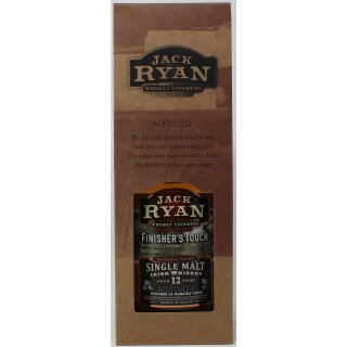 Jack Ryan Single Malt Finicher´s Touch 12 Jahre Madeira Finish