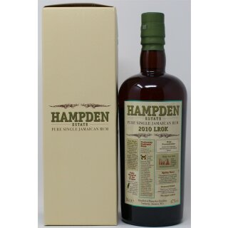 Hampden Estate Pure Single Jamaican Rum 2010 Lrok