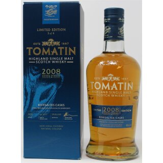 Tomatin Single Malt Scotch Whisky French Collection Rivesaltes Edition 2008 12 Jahre