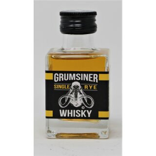 Grumsin Classic Edition Single Rye Whisky 5cl