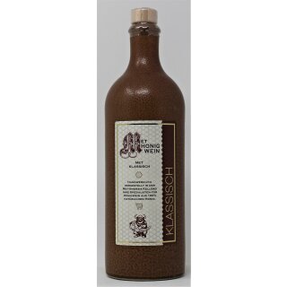 Met Honigwein - klassisch lieblich Tonflasche