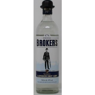 Brokers Premium London Dry Gin 47%vol.