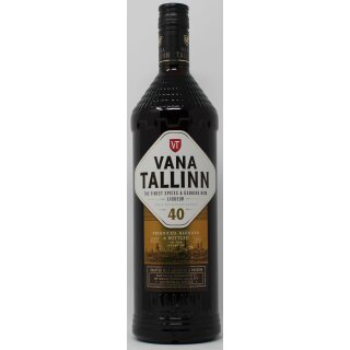 Vana Tallinn Estonian Liqueur 40% vol.
