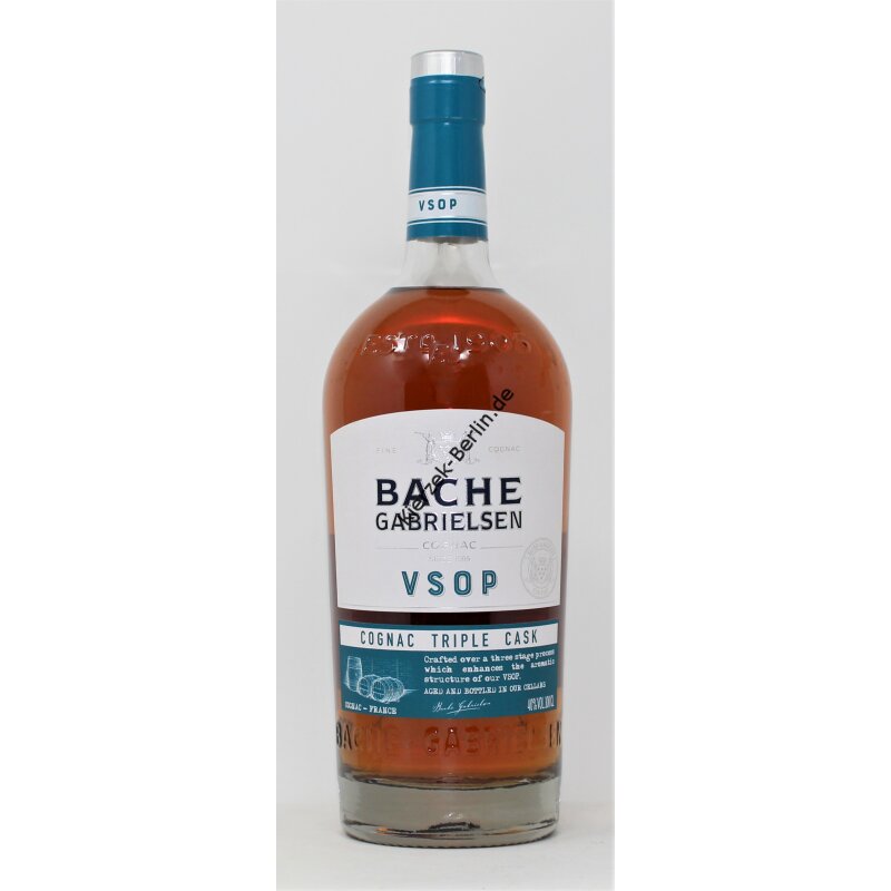 Bache-Gabrielsen Cognac Triple Cask VSOP 1,0 Liter, 45,00 €