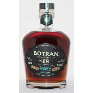 Botran Ron de Guatemala No.18 Reserva de la Familia