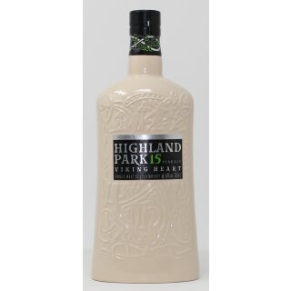 Highland Park Single Malt 15 Jahre weiße Flasche