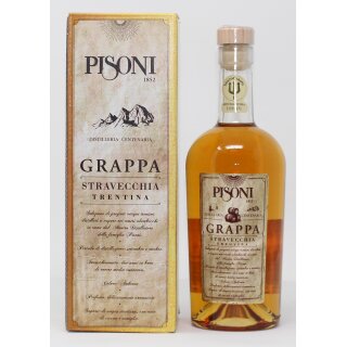 Pisoni Grappa Stravecchia Trentina