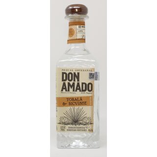 DON AMADO Mezcal Tobala & Bicuishe Blanco