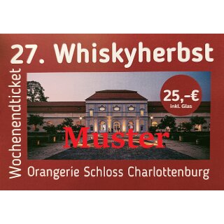 Whiskyherbst 2026 Zweitageskarte
