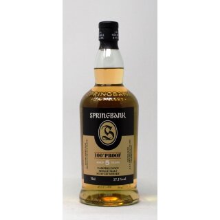 Springbank 5 Jahre Single Malt Whisky 100 proof