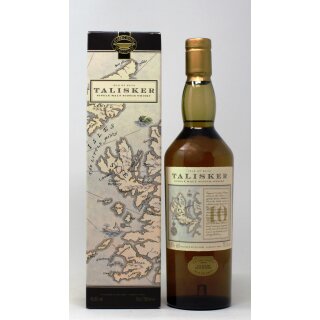 Talisker Single 10 Jahre Single Malt Whisky alte Ausstattung von 1999