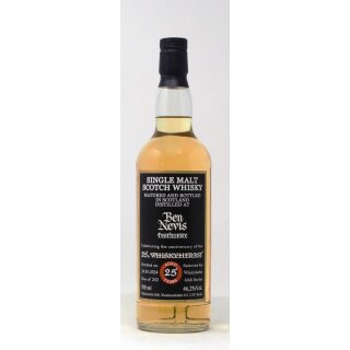 Ben Nevis 25 Jahre Single Malt Whisky