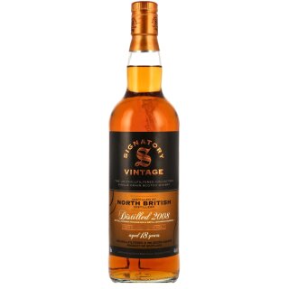 North British 18 Jahre Single Grain Whisky Signatory Vintage