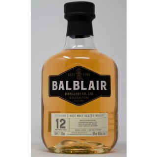 Balblair Single Malt Whisky 12 Jahre