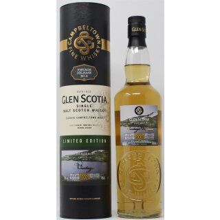 Glen Scotia Single Malt Whisky Vintage 2002 Limited Edition