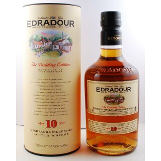 Edradour Single Malt Scotch Whisky 10 Jahre