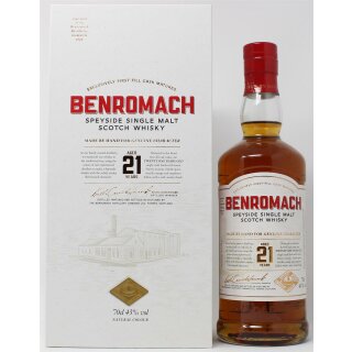 Benromach Single Malt Whisky 21Jahre