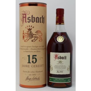 Asbach Spezialbrand 15 Jahre