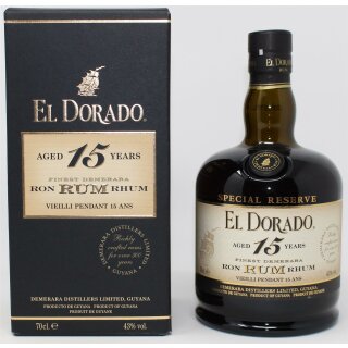 El Dorado Special Reserve 15 Jahre