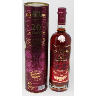 Ron Centenario Selection Premium Sistema Solera 20