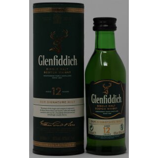 Glenfiddich Single Malt 12 Jahre 5cl