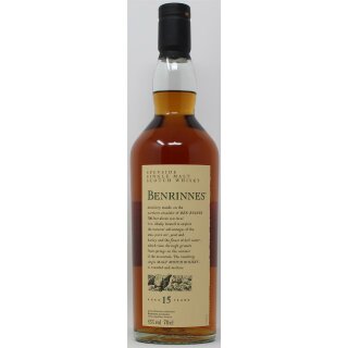 Flora & Fauna Benrinnes Single Malt Scotch Whisky 15 Jahre