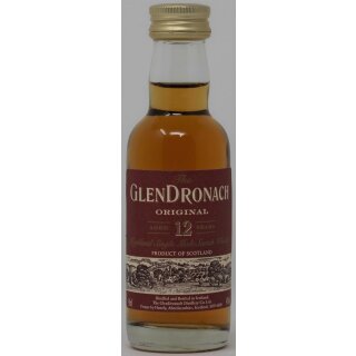 The GlenDronach12 Jahre 5cl