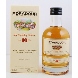 Edradour Single Malt Scotch Whisky 10 Jahre 0,2l